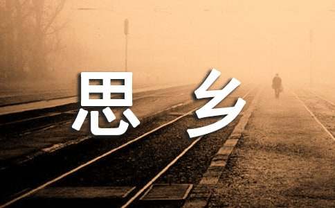 思鄉(xiāng)的抒情作文500字